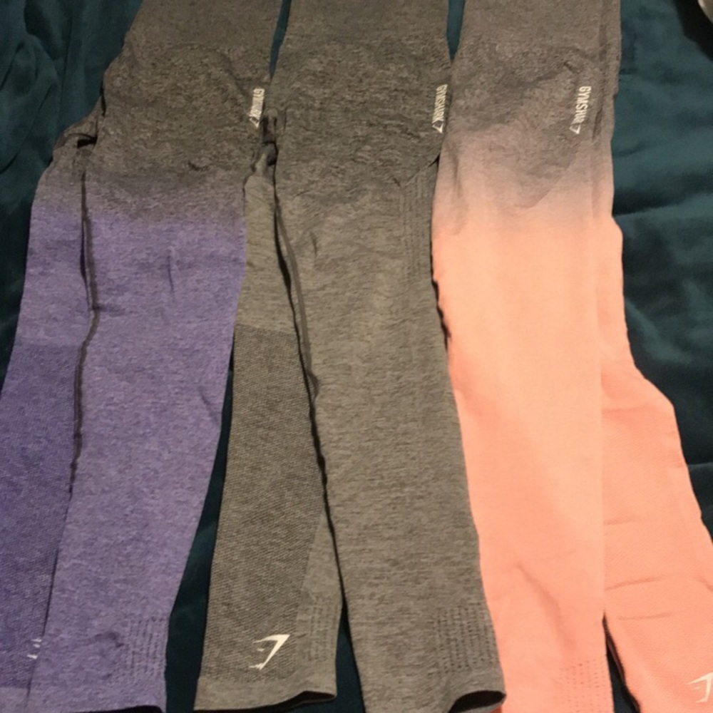 Gymshark ombré pink leggings